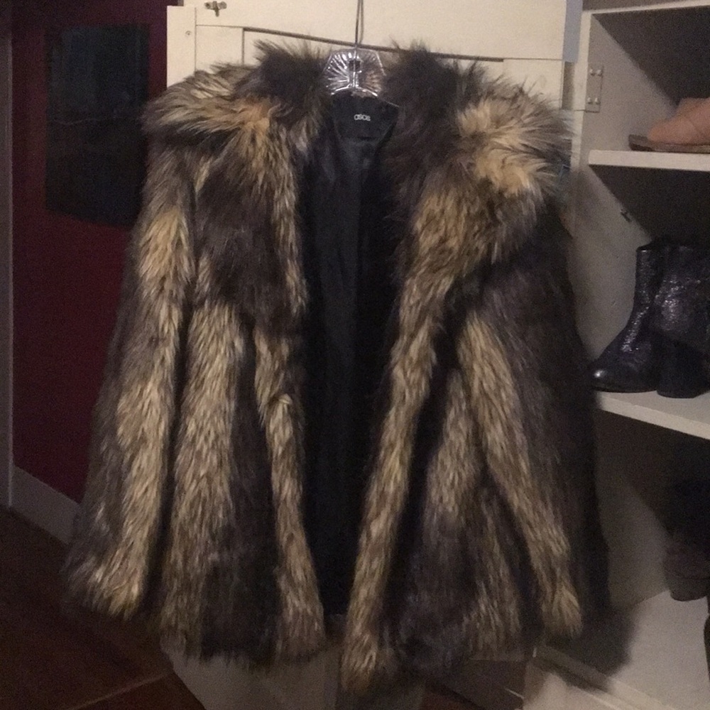 ASOS faux fur jacket